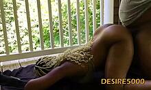 couple sneaks outdoors for public doggystyle pounding