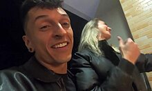 casada gives it eagerly in front of her husband in this first-time swingers encounter