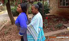 Huge Natural Boobs Bounce as BBW Black Lesbians Share Double Dildo Ecstasy and Cum