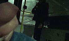 Stacy Sommers Eyes My Public Tram Jerkoff Session