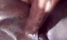 Chocolate BBC throbs with huge cock close-ups and multiple screaming cumshots