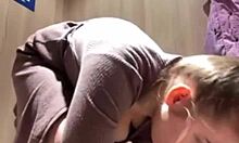 whoa this chick squirts crazy in public locker room 💦😱