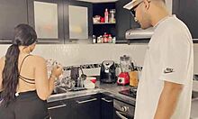 man, my husband's eyes light up every time he grabs my juicy ass for kitchen quickie pounding - mia montiel