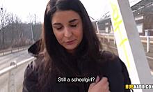 Stacy Sommers Eyes My Public Tram Jerkoff Session