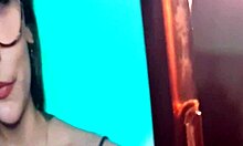 skinny teen camgirl teases and provokes her online fans relentlessly