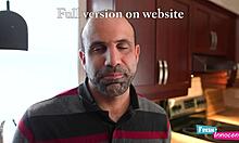 Fresh Innocent Tattoo Petite Blonde Gags on Cock in Rough Anal Assfucking