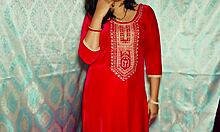 Fat Desi bride bent over doggystyle by brother-in-law creampie finish