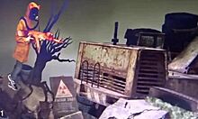 Amateur cutie flaunts her perky small tits close-up