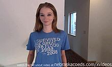 Discover Iowa amateur's hidden perfect body outdoors