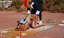 grandma's turkey needed fucking so i bent her over and pounded that ass