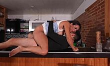 Bent over for stepmom Alondra's morning creampie quickie temptation? 💦🌅