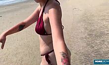 WOW! Gorgeous Blonde Lollipop Sucks And Fucks BF Mark Pirson Hard In Passionate Doggystyle!