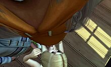 sims 4 teen sneaks behind bar counter dropping to knees for hot cock sucking action