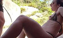 BIG ASS BRAZILIAN GETS POUNDED OUTDOORS HARD