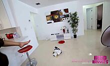 damn this slim petite ebony slut chokes on his monster bbc!