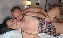 your stepmom's big hairy pussy craves stepson's creampie fuck