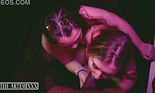 Two Big Ass Horny Sluts Artemis XXX And Uptown Bunny Heather Heaven Take Thick BBC Deepthroat Doggystyle And Facial