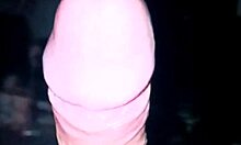 Solo guy strokes cock to four massive cumshots
