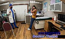 oh fuk im zombae gettin dr tampas tampa uni entrance physical in hospital latex gloves leggings tattoo petite teen spreadin