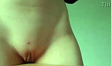 Teenager Rubs Wet Pussy on Desk Humps Table to Explosive Moaning Orgasm Climax