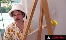 sexy muse chloe surreal delivers sloppy titty fuck then rides hard in reality scene