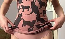 omg cute petite teen fingers shaved pussy to squirting orgasm 😍🔥