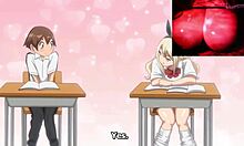 What happens when a lucky guy joins three busty school hotties for secret fun?