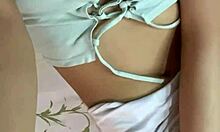 Hey, begged my hot Colombian stepsis Alexia for her naughty vid 😍🔥 She fingers pussy & shakes ass!