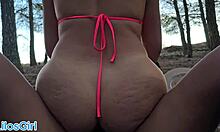 latina cutie in the woods begging for monster cock pounding her tight pussy 😩🍆🌳 she takes every inch creampie style 💦