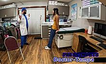 oh fuk im zombae gettin dr tampas tampa uni entrance physical in hospital latex gloves leggings tattoo petite teen spreadin