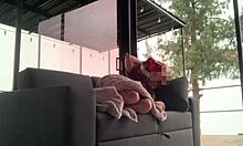 Christmas Surprise Has Husband Pounding Wife's Wet Pussy Hard