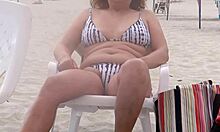 i flashed everything on the beach. stepson unloaded big cumshot on hairy pussy!