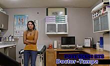 oh fuk im zombae gettin dr tampas tampa uni entrance physical in hospital latex gloves leggings tattoo petite teen spreadin