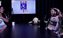 naughty tattooed latina tifany rocha teases in see-through casting interview