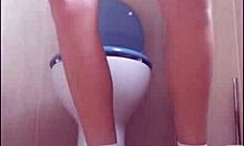 Milf Teen Wet Pussy Public Car Pee in Skirt Garden