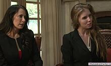 old milf straps toy deep into young petite teens shaved pussy