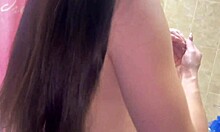 What if you caught your stepsis with huge natural tits playing in the shower?