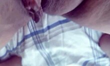 big throbbing clit pulses hard in close teasing view