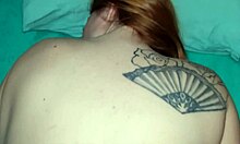 milf's shaved pussy gets massaged to juicy creampie