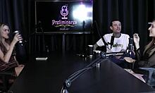 hey you won't believe she couldn't suck his dick right started talking about her first time and client tricked her into oral instead!