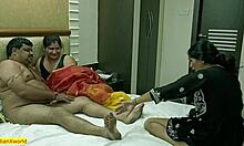 Middle-Aged Husband's Tiny Penis Fails, Hot Wife Creampied by Lover