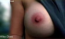 i couldn't resist flashing my tits on the street like a total slut