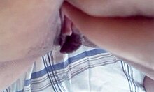 big throbbing clit pulses hard in close teasing view