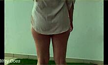 whoa massive milf wife's huge tits drip in wet shirt outdoor compilation 😍💦