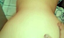 POV Fucking Curvy Pregnant Latina In Boyfriend's Bathroom