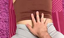 pov step sis begs for cock during yoga stretch accident fuck