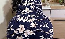 stepson spots stepmom bent over and rams her fat ass