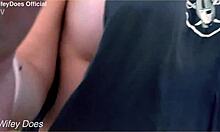 i couldn't resist flashing my tits on the street like a total slut