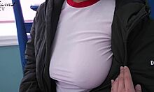 ever wonder what a busty korean girlfriend does in sheer black stockings during hot roleplay?