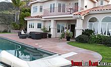 Big booty teen rides that massive BBC hard! Can she handle it?